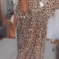 👗New arrival 40% OFF!🥰Women's V-Neck Leopard Print Dress