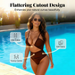 👗Hot Promotion 49% OFF💥Women's High-Waisted Tummy Control Swimwear
