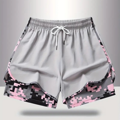 ✨Last Day Special Price £9.99!!💥Women's Casual Athletic Shorts with Built-in Liner