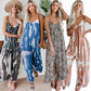 💃Hot Summer Sale 50% off ☀️Women's Fashion Spaghetti Strap Printed Jumpsuit
