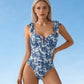 ✨Last Day Special Price £13.99!!💥Women's Fashion Printed One-Piece Swimsuit