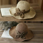 🎀Special Price Only ￡9.99!! 👒Straw Hat with Retro Bow – Foldable & Breathable for Summer