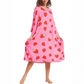 ✨Last Day Special Price £15.99!!💥Women's Plus Size 3/4 Sleeves Printed Midi Nightgown