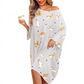 ✨Last Day Special Price £15.99!!💥Women's Plus Size 3/4 Sleeves Printed Midi Nightgown