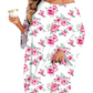 ✨Last Day Special Price £15.99!!💥Women's Plus Size 3/4 Sleeves Printed Midi Nightgown