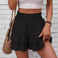 ⏳Time-Limited Special 60% Off⏰Solid Color Stretch Waist Layered Short Skirt