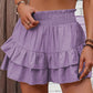 ⏳Time-Limited Special 60% Off⏰Solid Color Stretch Waist Layered Short Skirt