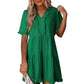 🔥2026 Summer New-🌈Women's Ruffle Trim V-Neck Tiered Dress