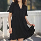 🔥2026 Summer New-🌈Women's Ruffle Trim V-Neck Tiered Dress