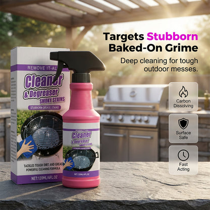 🧼 BUY 2 GET 1 FREE! 🌟Fast-Acting Heavy-Duty Grill Degreaser Spray