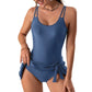 ⏳Time-Limited Special 60% Off⏰Women's Tummy Control Swimdress with Side Tie