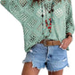 💥Hot Sales-50% OFF🔥Womens Bohemian-Inspired Beige Crochet Top with V-Neck
