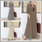 🥳2026 HOT SALE 50% OFF! 🥳💞50K+ SOLD!🌸✨ Long Solid Color Long Sleeve Dress – Minimalist Design, Soft Fabric & Perfect for a Clean Everyday Look 🌸