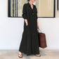 🥳2026 HOT SALE 50% OFF! 🥳💞50K+ SOLD!🌸✨ Long Solid Color Long Sleeve Dress – Minimalist Design, Soft Fabric & Perfect for a Clean Everyday Look 🌸