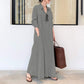 🥳2026 HOT SALE 50% OFF! 🥳💞50K+ SOLD!🌸✨ Long Solid Color Long Sleeve Dress – Minimalist Design, Soft Fabric & Perfect for a Clean Everyday Look 🌸