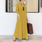 🥳2026 HOT SALE 50% OFF! 🥳💞50K+ SOLD!🌸✨ Long Solid Color Long Sleeve Dress – Minimalist Design, Soft Fabric & Perfect for a Clean Everyday Look 🌸