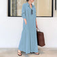 🥳2026 HOT SALE 50% OFF! 🥳💞50K+ SOLD!🌸✨ Long Solid Color Long Sleeve Dress – Minimalist Design, Soft Fabric & Perfect for a Clean Everyday Look 🌸