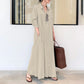 🥳2026 HOT SALE 50% OFF! 🥳💞50K+ SOLD!🌸✨ Long Solid Color Long Sleeve Dress – Minimalist Design, Soft Fabric & Perfect for a Clean Everyday Look 🌸