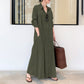 🥳2026 HOT SALE 50% OFF! 🥳💞50K+ SOLD!🌸✨ Long Solid Color Long Sleeve Dress – Minimalist Design, Soft Fabric & Perfect for a Clean Everyday Look 🌸