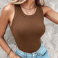 💖Last Day Special Price ￡10.99!!💖Ribbed Stretchy Tank Top with Shelf Bra
