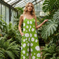 📢📢40% OFF !! ⏰Women's Floral Print Wide Leg Jumpsuit – Relaxed Fit, Side Pockets & Breathable – Plus Sizes Available ✨