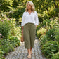 👖50% OFF NOW!🌿Ribbed Wide-Leg Capri Pants – Elastic Waist, Comfortable Fit & Perfect for Daily Wear ✨
