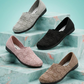 🏆Final 3 hours Special Price £10.99!🏆🔥Women's Breathable Woven Slip-On Flats