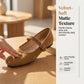☀️SUMMER SPECIAL PRICE: ONLY ￡12.99!!🔥Suede-Finish Mary Jane Ballet Flats with Memory Foam Insole🥿✨
